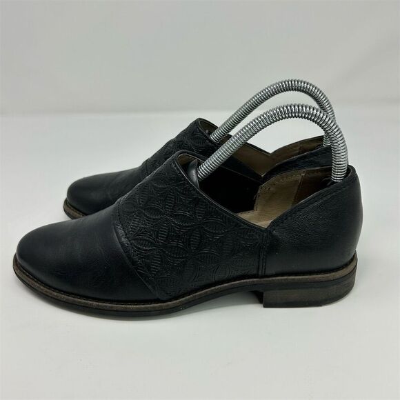 Miz Mooz Women's Tennessee Black Loafer Patterned Size 37 Casual Slip On - Picture 7 of 13